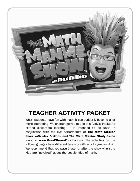 Activity Packet Sheet
