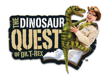 The Dinosaur Quest of Dr. T-Rex Logo