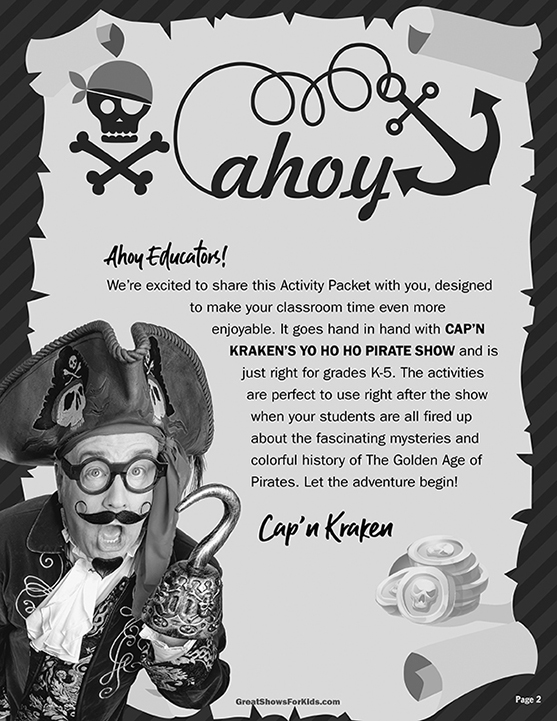 Activity Packet Sheet