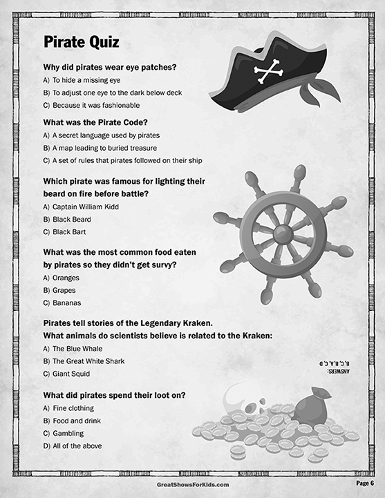 Activity Packet Sheet