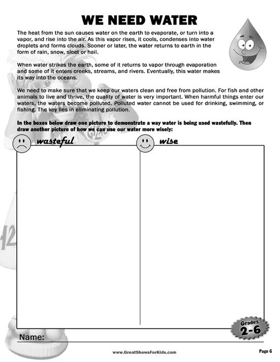 Activity Packet Sheet