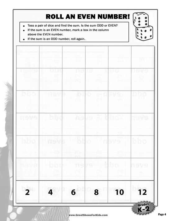 Activity Packet Sheet