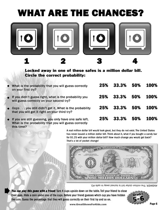 Activity Packet Sheet