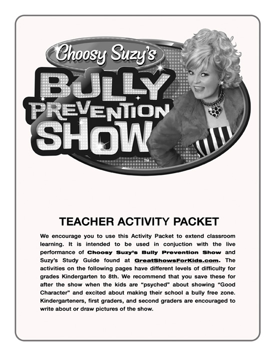 Activity Packet Sheet