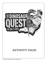 The Dinosaur Quest of Dr. T-Rex Activity Packet